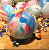 Rubber Grip Nos Cracker with Heavy Duty Marble Balloons